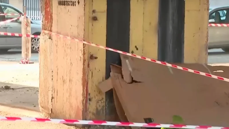 1718775445 screenshot 2024 06 19 at 08 37 11 parche beton padna vrkhu glavata na zhena dokato izliza ot kolata si video sofiya dariknewsbg