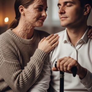Омъжих се за сляп мъж, защото мислех, че няма да види белезите ми — но в нощта на сватбата той прошепна нещо, което ме вцепени до дъното на душата ми 42 541462706 122191522358352889 295