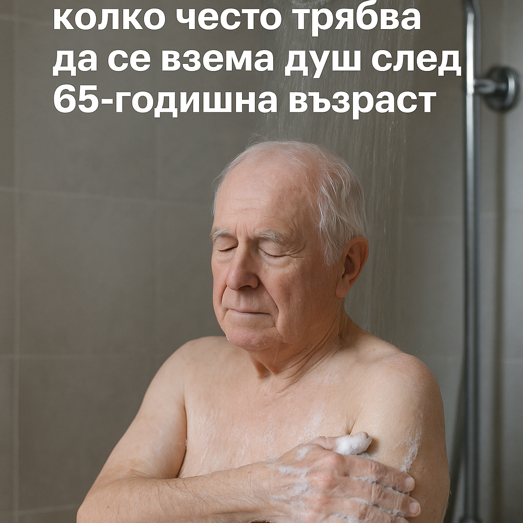 Нито всеки ден, нито само веднъж седмично: колко често трябва да се взема душ след 65-годишна възраст ⬇️⬇️⬇️ 3 20251109 1434 vazrastovi higienni naviczi simple compose 01k9m9q7tcf3yt7y2zkaadfh4t