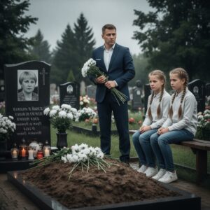 Милионерът посети гроба на съпругата си и откри две бездомни близначки, които плачеха. Това, което разбра след миг, го шокира… 😲😲😲 50 577026947 863703482896290 287613