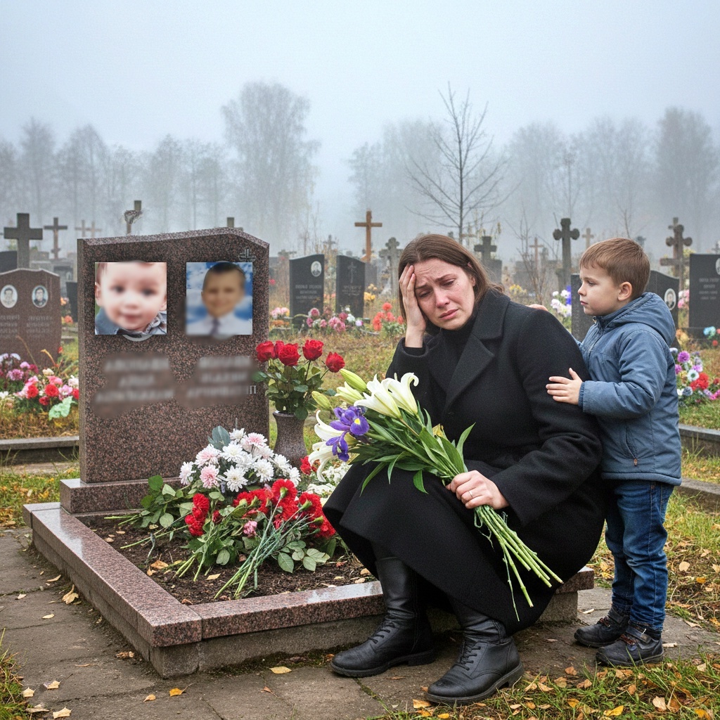 „Тези момчета живеят в МОЯ дом“ — прошепна момчето на жената, разплакано, докато оставяше цветята… 😲😲😲 3 581904364 870685435531428 639070