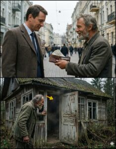 Бездомник намира портфейл, пълен с пари, и го връща на собственика му. Богатият мъж се усмихва и му подава ръждиви ключове от изоставена къща насред нищото: „Живей там… ако можеш“. Но когато бездомникът стига до мястото и отваря вратата, застива като вкаменен... 😲😲😲 20 591054482 879777404622231 802160