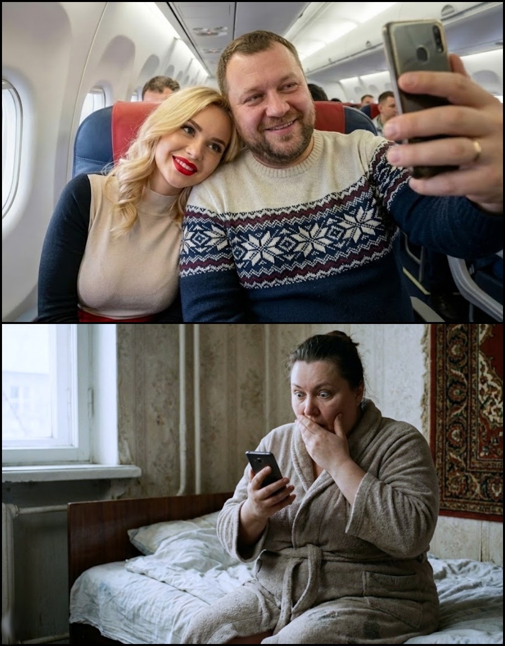 Той безшумно събра багажа си и си тръгна. Половин час по-късно на телефона ми пристигна снимка – той беше в самолет и целуваше нашата асистентка. Под кадъра беше написал: „Сбогом, м#мро. Оставям те с празни ръце.“ 3 601029777 895114416421863 423217