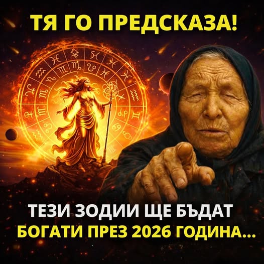 Баба Ванга го е предсказала! Тези зодии ще получат 1 милион долара през 2026 г. — 3 знака, които вече са се сбъднали. 😱🤯… Виж още ⬇️ 3 605635144 122177900012593989 213013225851747246 n