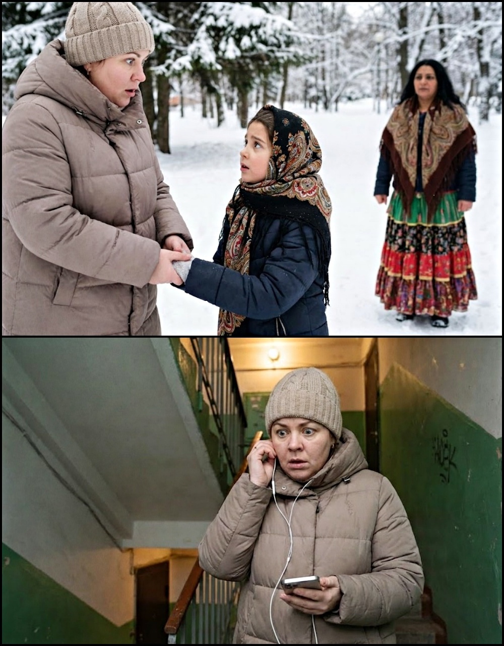 След като дадох обяда си на една циганка, вече си тръгвах, когато изведнъж дъщеря ѝ ме настигна. Искаш ли да останеш жива – утре сутрин не излизай първа от дома си – прошепна момичето. Не ѝ повярвах. А на сутринта, преструвайки се, че съм излязла, и включвайки диктофона, вкаменях от това, което чух… 😲😲😲 3 611902746 910324171567554 541965