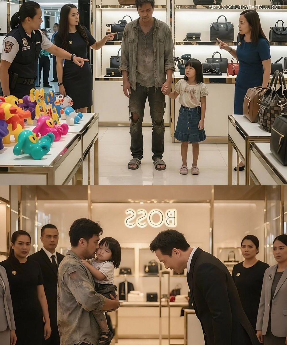 Баща влезе в луксозен магазин, за да купи скъп подарък — но беше осмян и изгонен. Минути по-късно се появи собственикът на сградата, погледна го и каза: „Добро утро, господине.“ 3 619075886 1453761012809260 11361