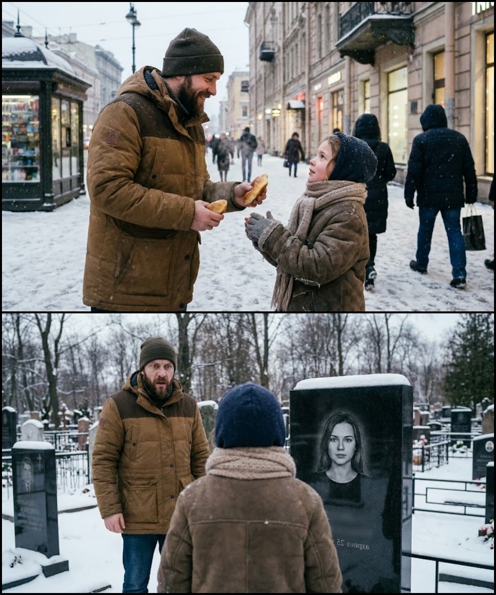 Виктор почерпи едно момиченце-сираче с баничка. А на следващия ден я видя до гроба на годеницата си, загинала преди седем години. От това, което последва, косата на мъжа настръхна… 😲😲😲 3 618153486 122110104585192605 859