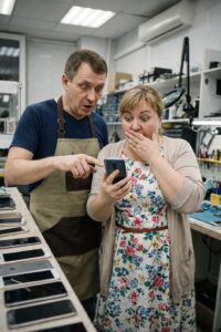 Занесох телефона на покойния си съпруг на ремонт – исках да го поправя и да го дам на свекърва ми, за да го ползва. Но когато майсторът приключи и включи апарата, на екрана веднага се появи съобщение… 😨 2 627972198 917908114154471 860461