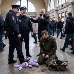Те го принудиха да коленичи насред гарата, сочейки го в лицето с пръст. „Ти тук си никой!“ — изкрещя полицейският капитан и с ритник запрати играчката на дъщеря му встрани. Но те допуснаха една съдбоносна грешка — не се обърнаха назад. 32 627996317 122110577457198524 435