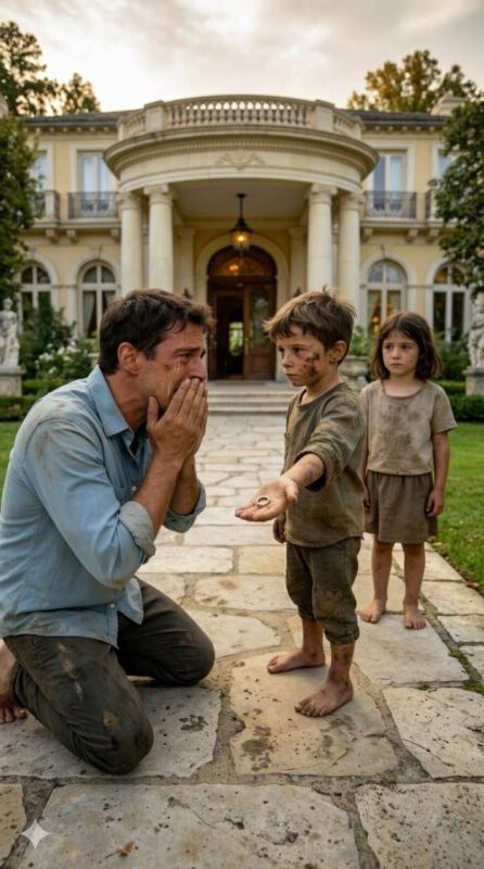 Две деца почукаха на вратата на непознат, молейки за разрешение да почистят двора му в замяна на малко храна — дори не подозираха, че тази проста молба ще промени съдбата им завинаги. 3 394845113113121 1