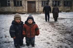 Изоставихме близнаците си през 1998 г. заради страшна нимотия. Днес пред порутената ни къща спря лъскав джип 8 645740576 122185526996593989 4238529066454978960 n