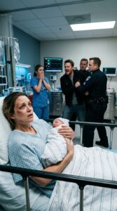 Никога не казах на съпруга си коя всъщност съм 8 woman holding baby in hospital 9