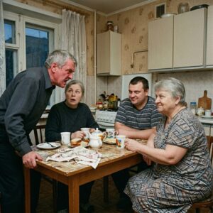 „Сръчна дъщеря имате — от остатъци прави вкусотии, а моят син цялата си заплата на майка си носи!“ — засмя се свекървата, дояждайки желираното ми месо на кръщенето. Съпругът ми се задави: „Мама просто се шегува!“ Но баща ми изобщо не намери това за смешно… 😲😲😲 26 677121741 1272938361675401 83616