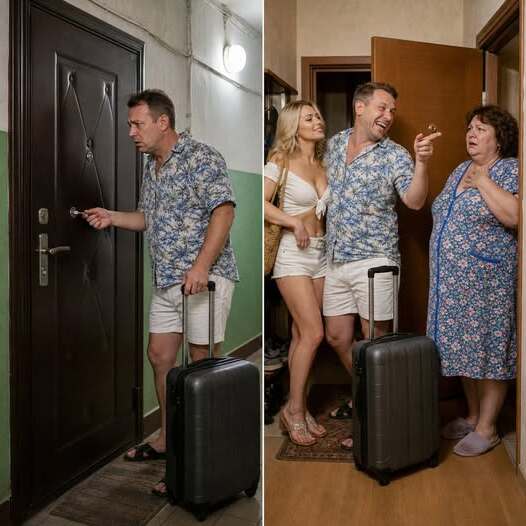 Трябва ли да купя два билета за теб в самолета — мъжът се подиграваше на жена си, замина на почивка с друга… но при завръщането го чакаше изненада 😲😲😲 3 689338665 1283857377250166 25912